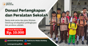 Donasi Perlengkapan dan Peralatan Sekolah Anak Yatim